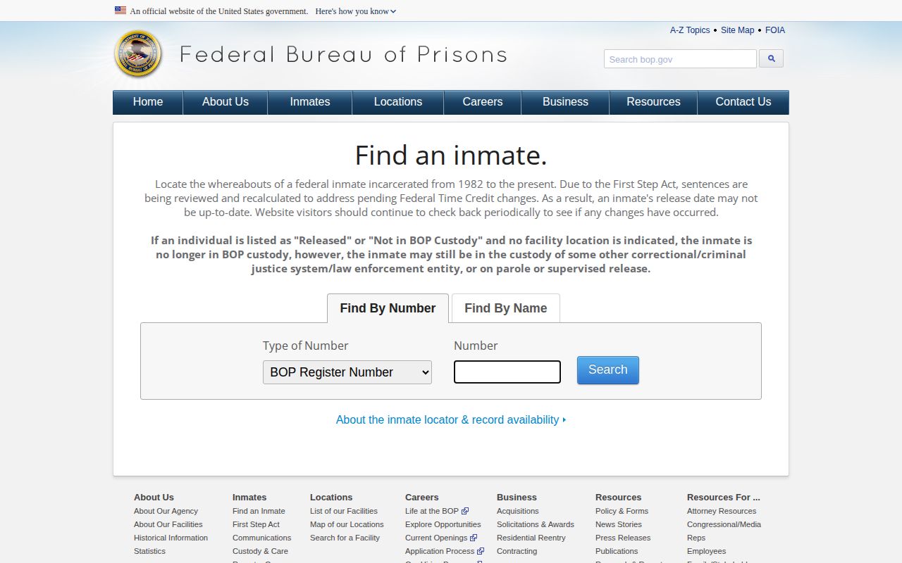 Federal locator for a Miller County release check
